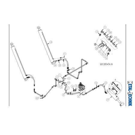 Części zamienne do Metal-Technik maszyna do zbierania kamieni DZIK-4000